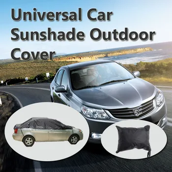 Metade de Sol do Carro Tampa Resistente à Chuva Automóvel Acessórios Para Cuidados com o Carro do Sol Viseira de Proteção Impermeável, UV Protege a Cortina de