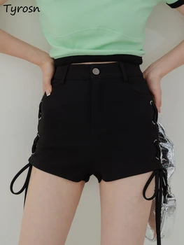 Shorts Mulheres de Moda Design Simples de Todos-jogo Curativo de Lazer Aconchegante Slim Verão coreano Estilo Esportivo Sexy Cintura Alta Concurso Diária