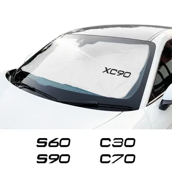 Para a Volvo XC60 S60 XC40 AWD C30 C70 S40 S80 S90 T6 V40 V50 V60 V70 V90 XC70 dos Auto Acessórios, pára-brisa do Carro guarda-sol, Guarda-chuva