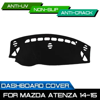 Painel do carro Tapete Anti-suja antiderrapante Traço Tampa Tapete de Proteção UV Sombra para Mazda Atenza 2014 2015