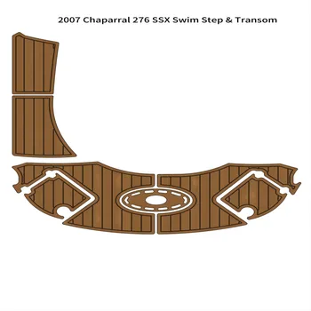 2007 Chaparral 276 SSX Nadar Passo Plataforma de Popa do Barco de Espuma de EVA Piso Teca Pad